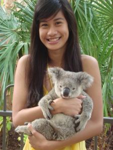 Iris with a Koala Bear