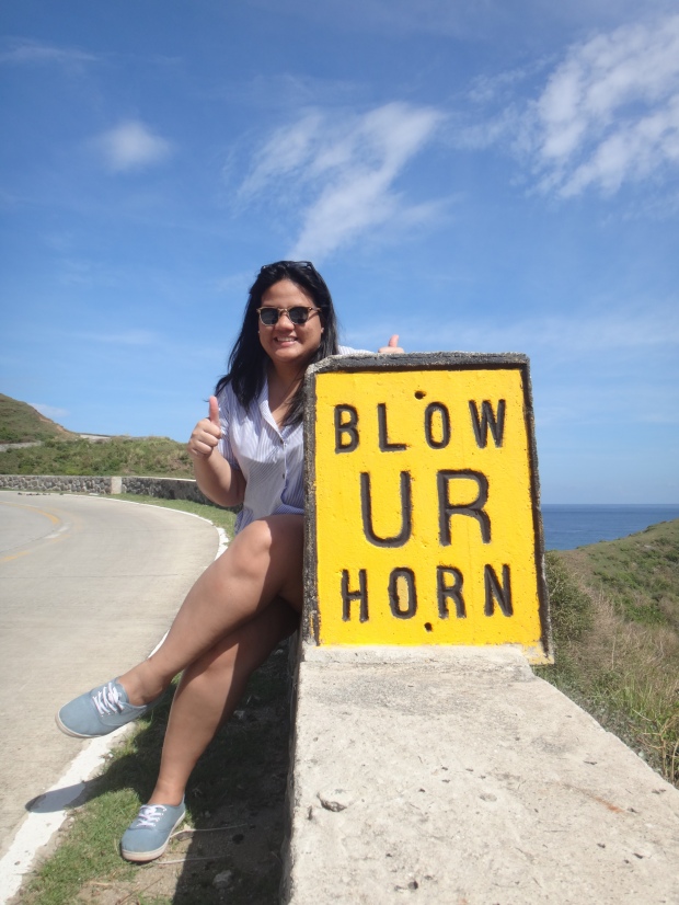 Blow UR Horn sign at Cliff Roads